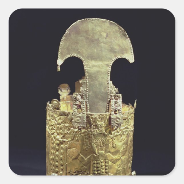 Adesivo Quadrado Coroa, Chimu (Frente)