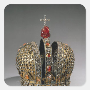 Adesivo Quadrado Coroa da Imperatriz