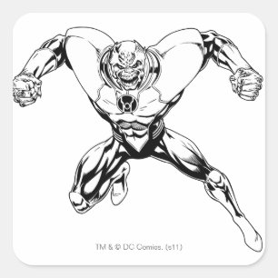 Adesivo Quadrado Corpo dos Lanternas Vermelhos - Salto 3