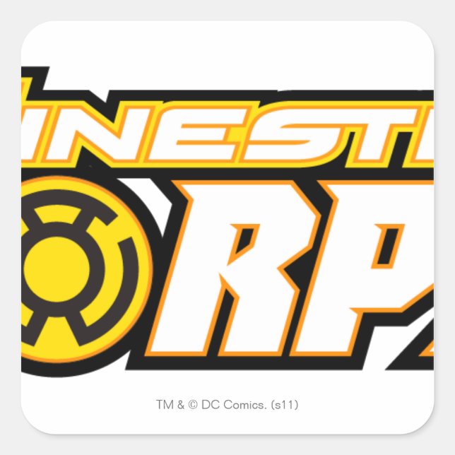 Adesivo Quadrado Corpo Sinestro (Frente)