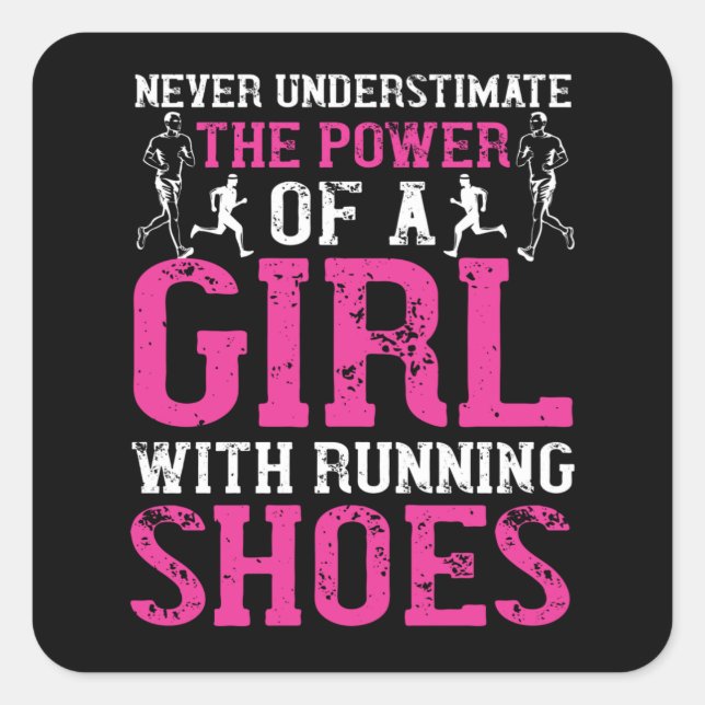 Adesivo Quadrado Corrente - Nunca subestime o campeão (Frente)