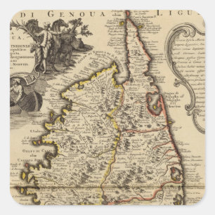 Adesivo Quadrado Córsega