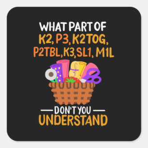 Adesivo Quadrado Cortando citações engraçadas