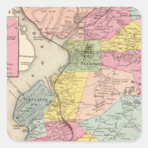 Adesivo Quadrado Cortlandt, cidade