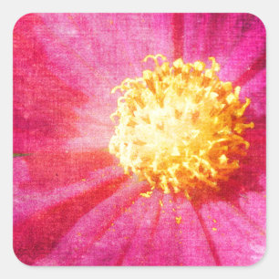 Adesivo Quadrado Cosmo Flower