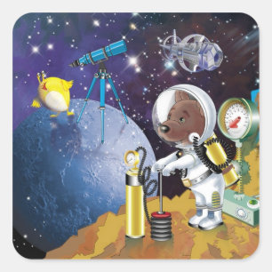 Adesivo Quadrado cosmos