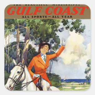 Adesivo Quadrado Costa do Golfo