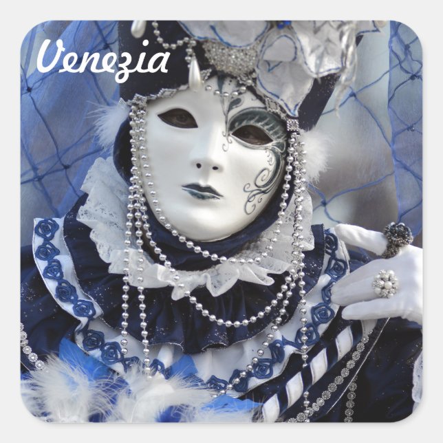 Adesivo Quadrado Costume Azul (Frente)