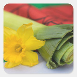 Adesivo Quadrado Costume Leek-Welsh