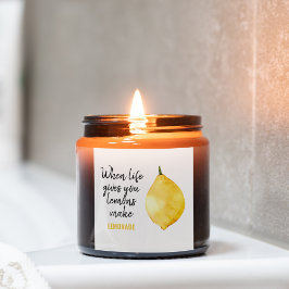 Adesivo Quadrado Cota Amarelo Limão Engraçado Moderno