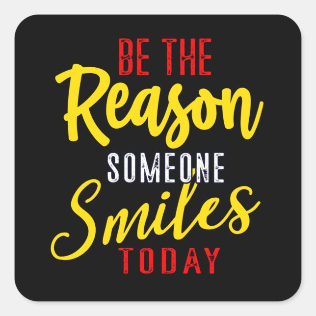 Adesivo Quadrado Cotação Positiva Inspiracional Anime outro (Frente)