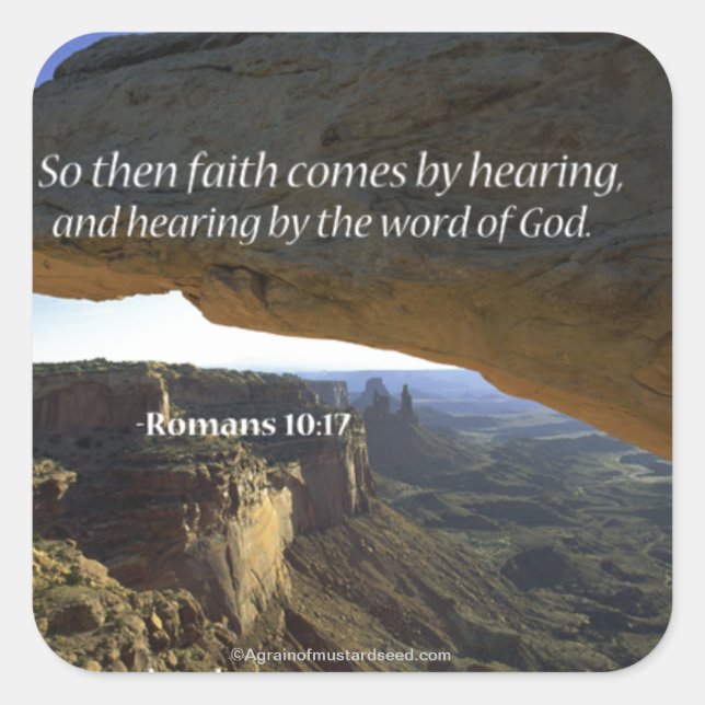 Adesivo Quadrado Cotações bíblias (Frente)