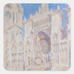 Adesivo Quadrado Cour d'Albane - Claude Monet Impressionismo