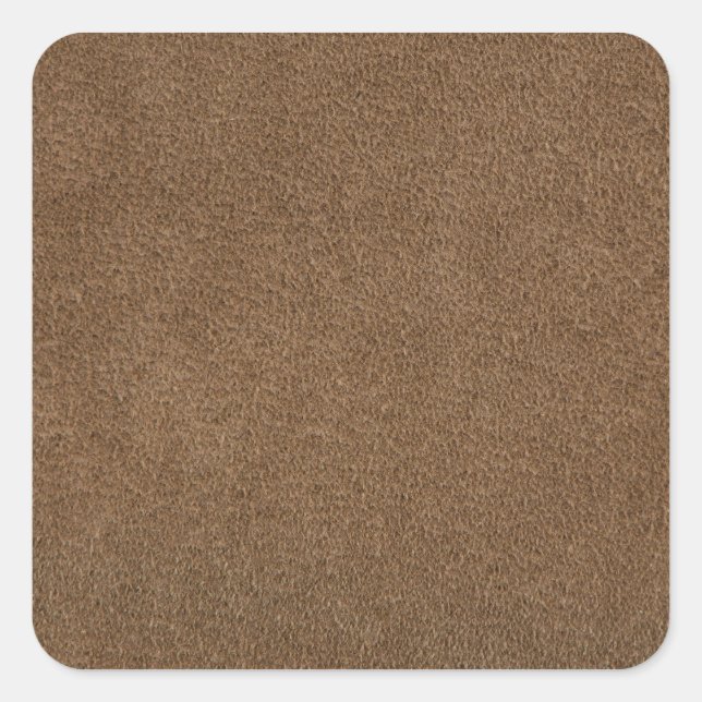 Adesivo Quadrado Couro castanho (Frente)