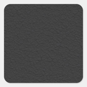 Adesivo Quadrado Couro preto Textured