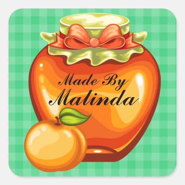 Adesivo Quadrado Cozinha - Vinheta de latas - SRF (Frente)