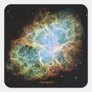 Adesivo Quadrado Crab Nebula