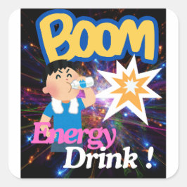 Adesivo Quadrado Crachá