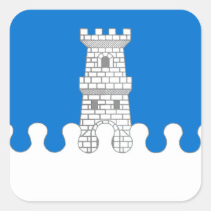 Adesivo Quadrado Crachá de Populações de Cães Desumanos SCA