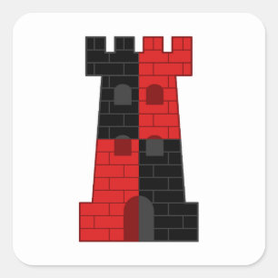 Adesivo Quadrado Crachá de Populações de Torre do Solitário SCA