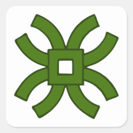 Adesivo Quadrado Crachá de Populações SCA Roxbury Mill