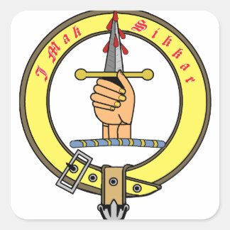 Adesivo Quadrado Crachá Kirkpatrick Kilpatrick Clan