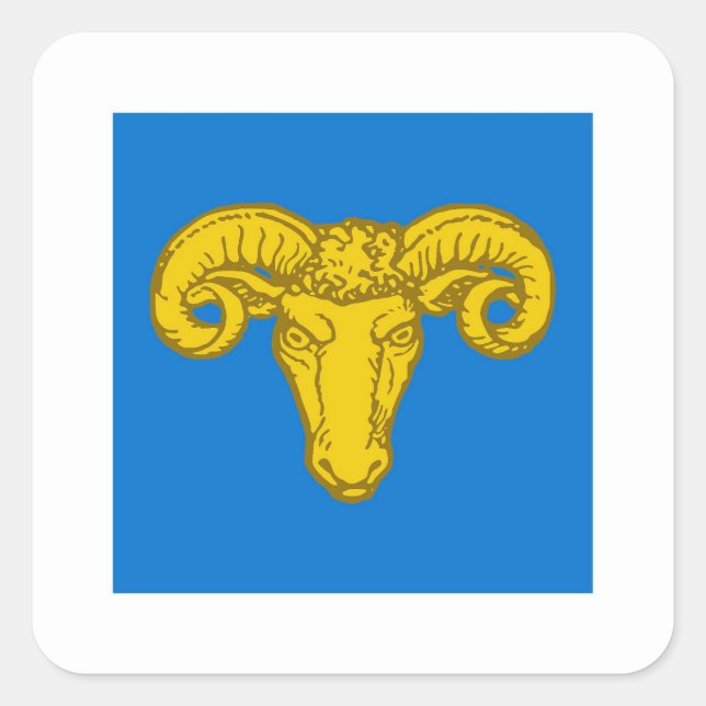 Adesivo Quadrado Crachá Populace SCA Ramsgaard (Frente)