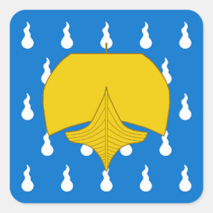 Adesivo Quadrado Crachá Populacional de Stormhold SCA