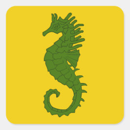 Adesivo Quadrado Crachá Populacional Marcha do Mar SCA