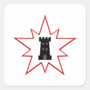 Adesivo Quadrado Crachá Populacional SCA NorthKeep