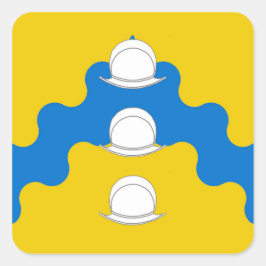 Adesivo Quadrado Crachá Populacional SCA Rio de las Animas