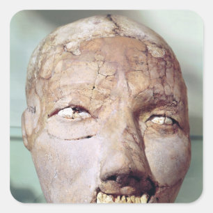 Adesivo Quadrado Crânio, de Jericho, 7000-6000 a.C.