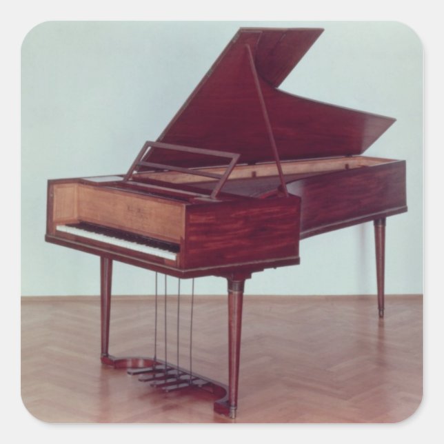 Adesivo Quadrado Cravo pertencente a Ludwig van Beethoven (Frente)