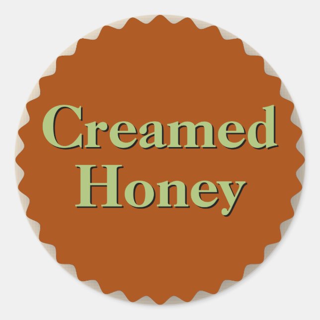 Adesivo Quadrado Creamed Honey Goldenrod (Frente)