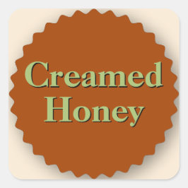 Adesivo Quadrado Creamed Honey Goldenrod