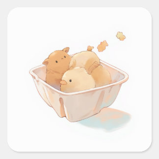 Adesivo Quadrado Creative Lover's Sticker