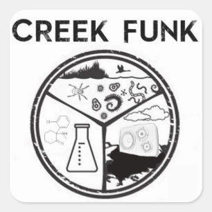 Adesivo Quadrado Creek Funk Sticker