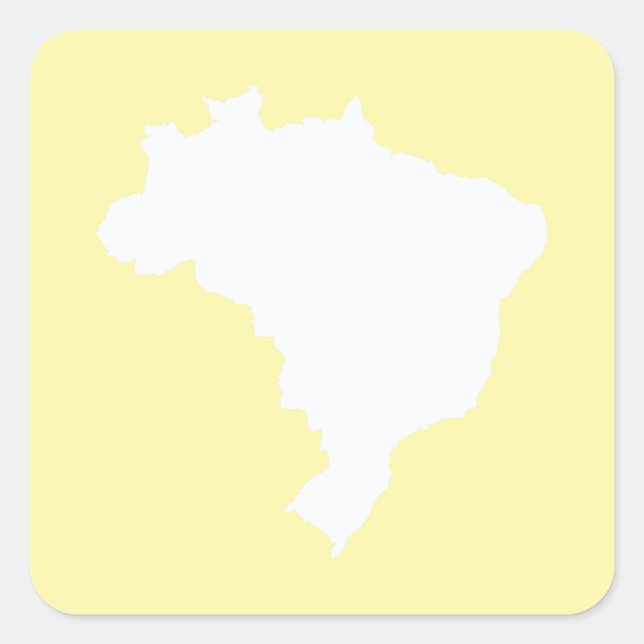 Adesivo Quadrado Creme Festivo Brasil em Emporio Moffa (Frente)