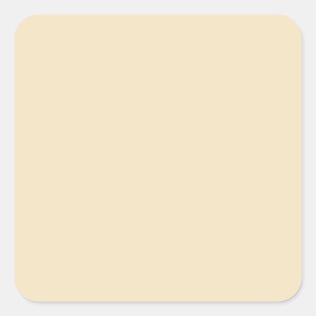 Adesivo Quadrado Creme Square Sticker (Frente)