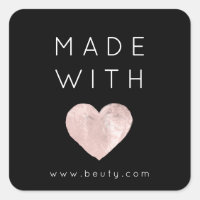 Criado com amor Nome cor-de-rosa simplesmente pret