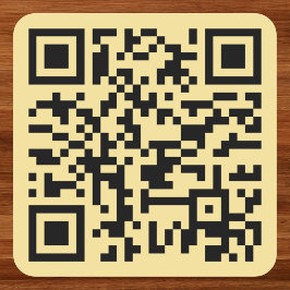 Adesivo Quadrado Criar código QR de site personalizado para pequena