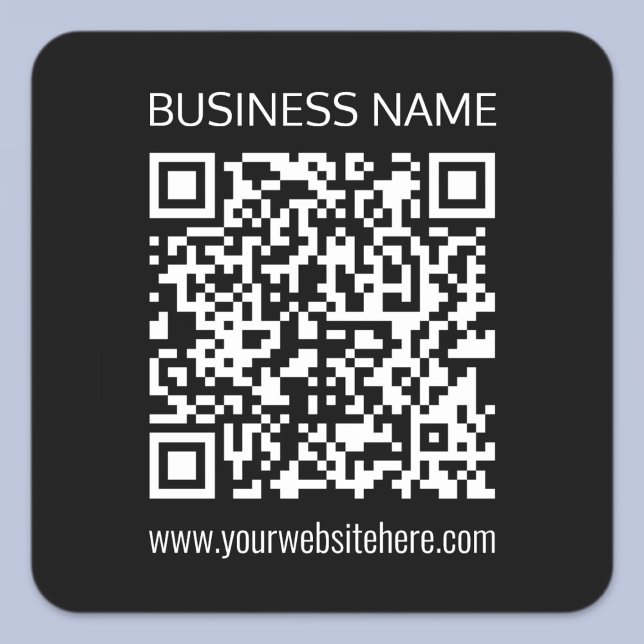 Adesivo Quadrado Criar um código QR instantaneamente com o URL do s (Criador carregado)