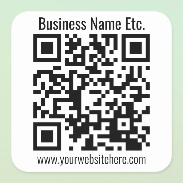 Adesivo Quadrado CRIE INSTANTANEAMENTE o código QR ESCANNAVEL (Criador carregado)