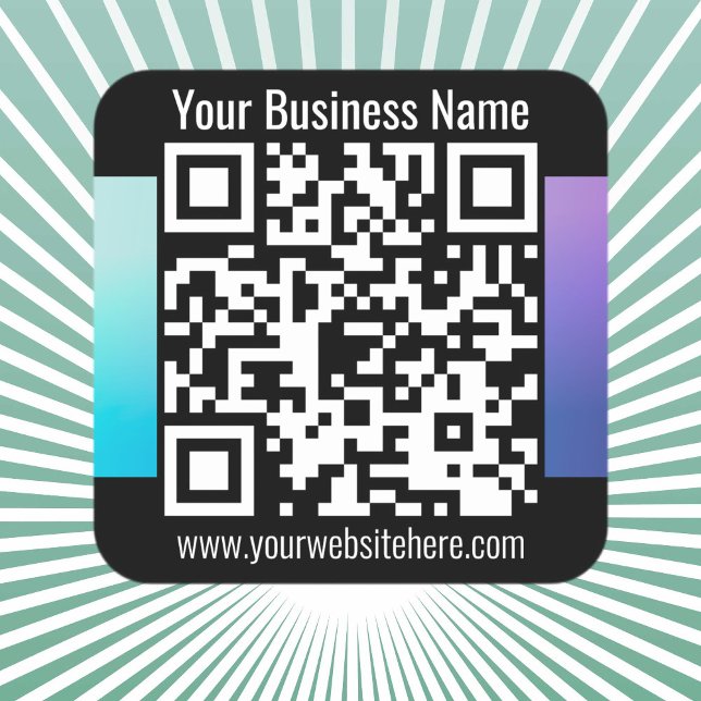 Adesivo Quadrado CRIE INSTANTANEAMENTE o código QR ESCANNAVEL (Criador carregado)