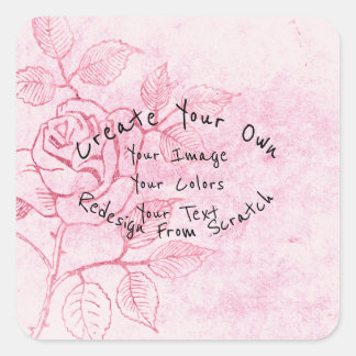 Adesivo Quadrado Crie o Seu Personalizado