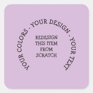 Adesivo Quadrado Crie seu