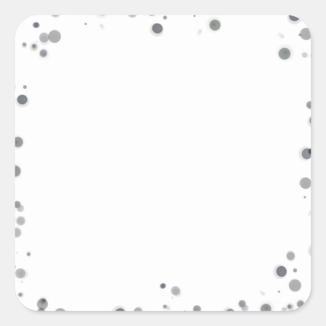 Adesivo Quadrado Crie seu personalizado personalizado (Frente)