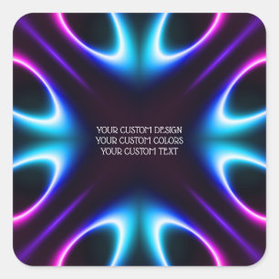 Adesivo Quadrado Crie seu próprio personalizado