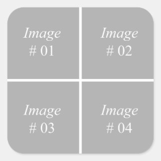 Adesivo Quadrado Crie sua própria coleção de fotos do Instagram