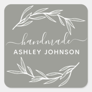 Adesivo Quadrado Crie suas próprias folhas de riso